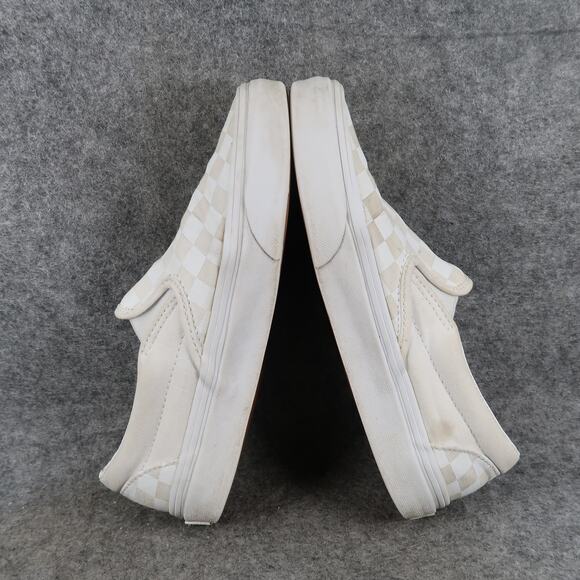 Vans Shoes Womens 7 Classic Slip On Sneakers Checkered Casual Skate Trainers - Picture 8 of 11